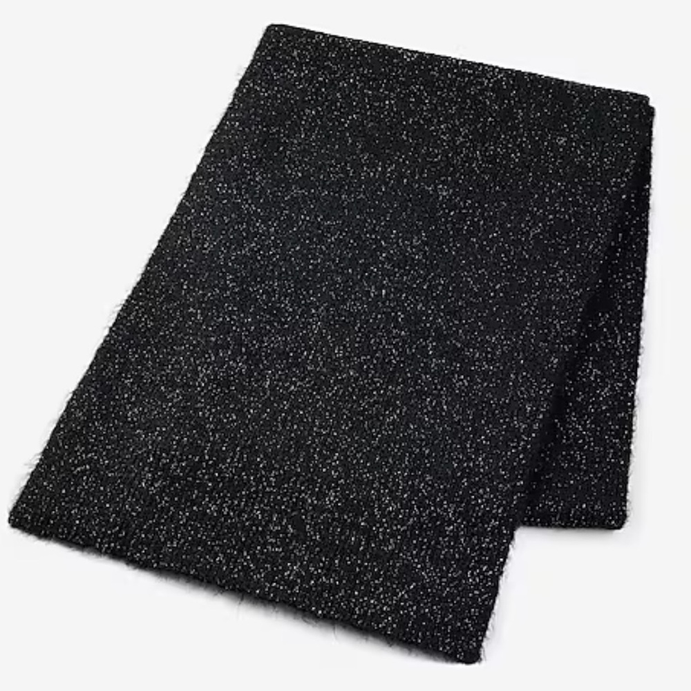 Express Metallic Black Scarf NWT, NEW IN BAG